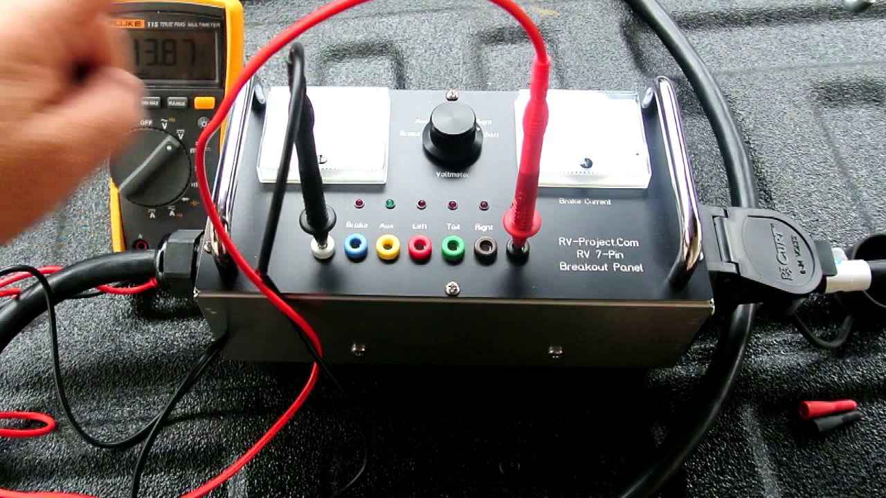 A Custom RV Trailer Wiring Test Box - YouTube