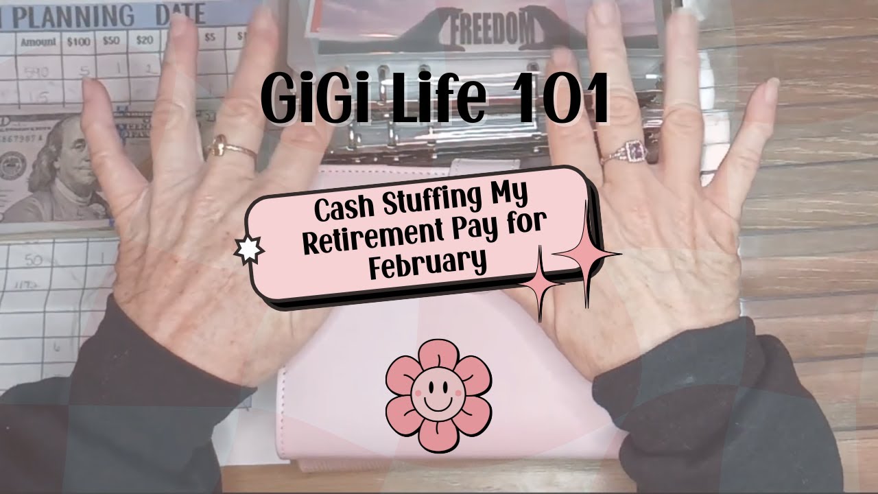 Cash Stuffing  My Military Retirement Paycheck  For Feb | 1st Paycheck for Feb |