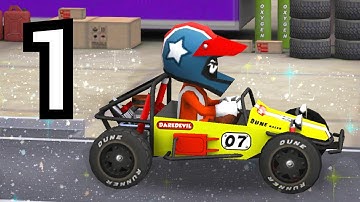 1.Mini Racing Adventures Walkthrough→Dune Runner Car Mobile Gameplay (Modded)