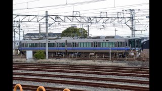 521系G24編成本線試運転から吹田貨物ターミナル到着です（R6.2.27）