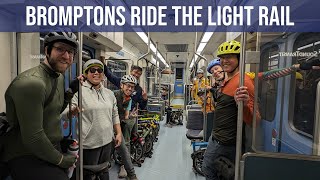 First Ever Seattle Brompton Meetup to Ride the Sound Transit 2 Line