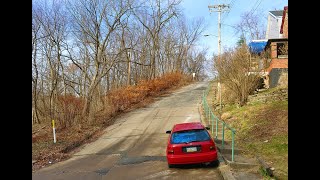 Steepest Street in the United States: Canton Avenue in Pittsburgh