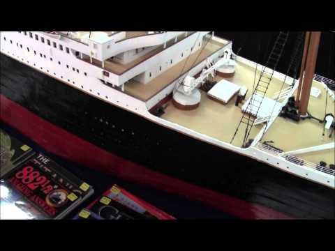 Robin's model of the Titanic in 1/72 scale was on display at the Covered Bridge Festival in Bridgeton, Indiana, October 11th thru the 20th 2013. After talkin...