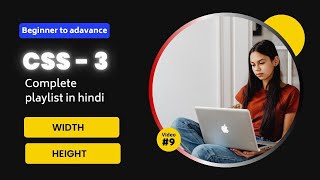 CSS width and height property | CSS tutorial for beginners || Hindi || Code mafia | #learncss #css3