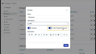 Creating Projects - Modern UI