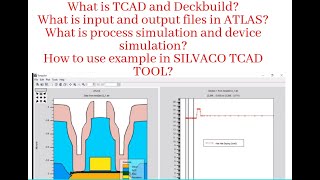 Silvaco TCAD ATLAS Tutorial 1, What is TCAD, Silvaco Deckbuild ? (BASIC INTRODUCTION)