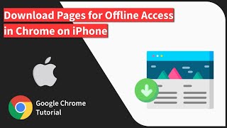 How to Download and Save Page for Offline Access in Chrome app on iPhone screenshot 4