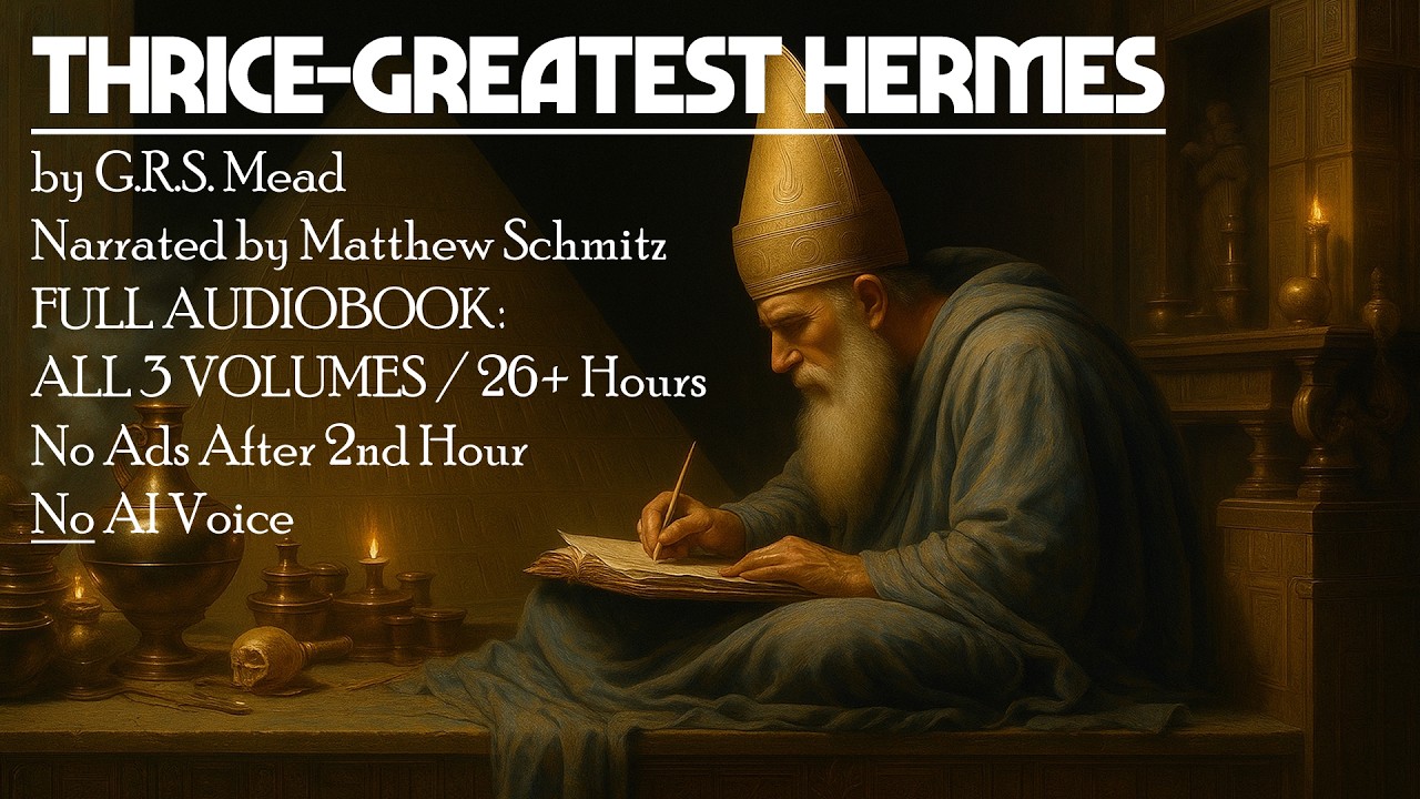 THRICE-GREATEST HERMES - VOL. 1-3 (G.R.S. Mead) - FULL Audiobook Text - 26+ Hours! Esoteric Occult