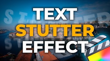 INCREDIBLY EASY (But Awesome) Text Stutter Effect