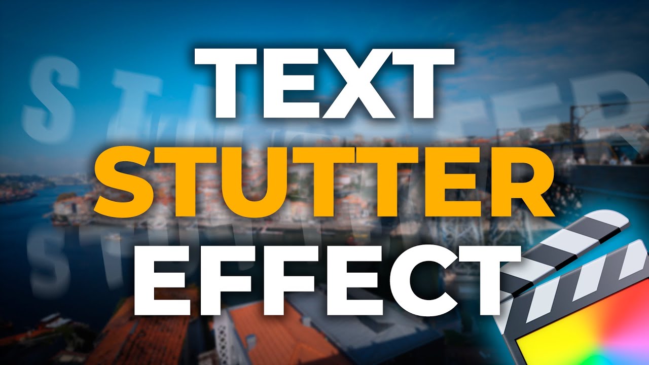 INCREDIBLY EASY (But Awesome) Text Stutter Effect - YouTube