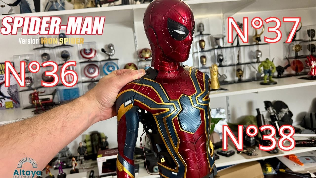 Iron Spider-Man Altaya N°36 & 37 & 38 : La suite du thorax !