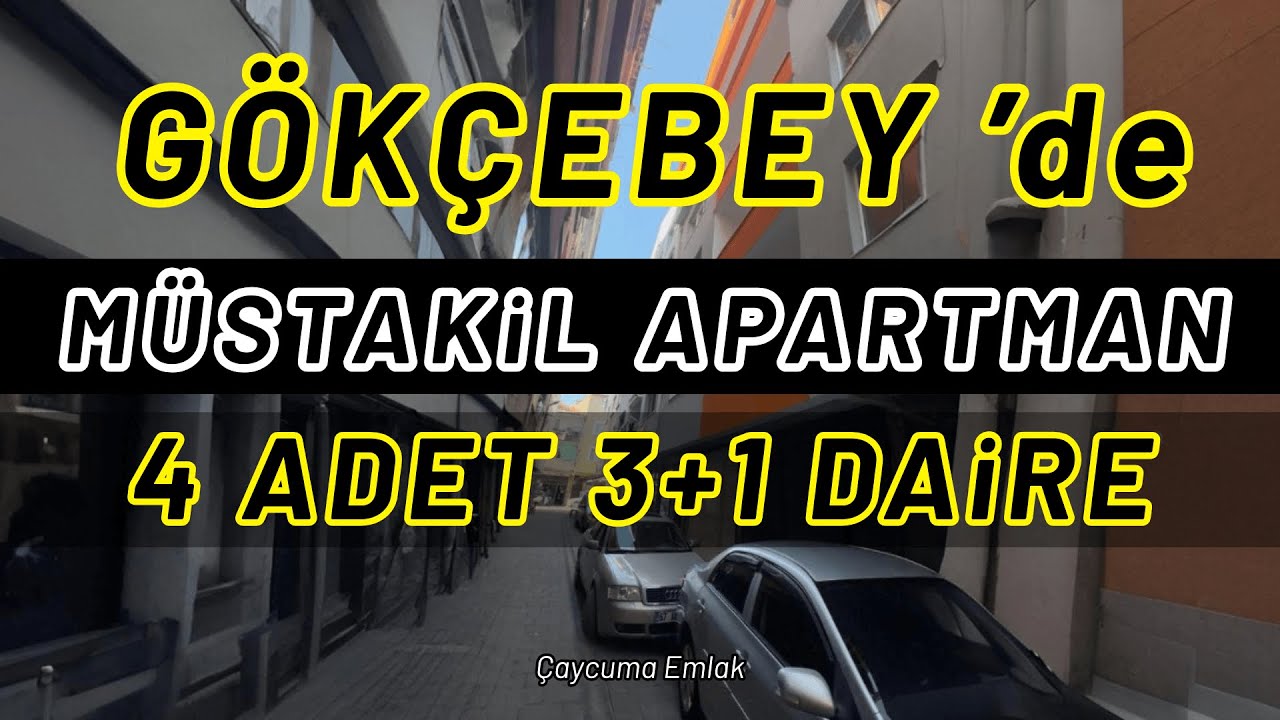 Gökçebey'de Müstakil 4 Adet 3+1 Daire 💎 Aile Apartmanı Arayanlara 📍 Yurt Yapacaklara Fırsat 📢