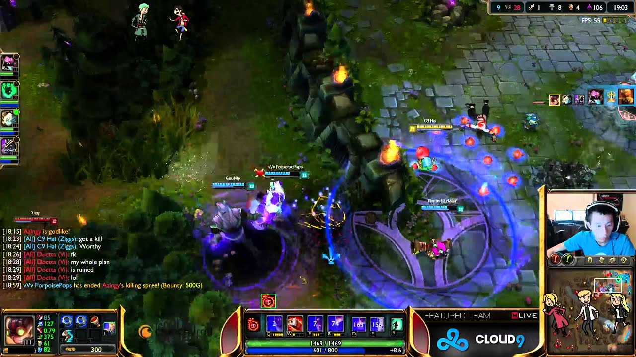 lol patch notes C9 Hai Ziggs vs Katarina [Challenger Ranked solo queue]