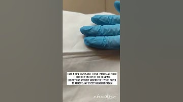 Microblading - How to Remove Numbing Cream Without Losing Your Drawing - MBeautéBar Calgary