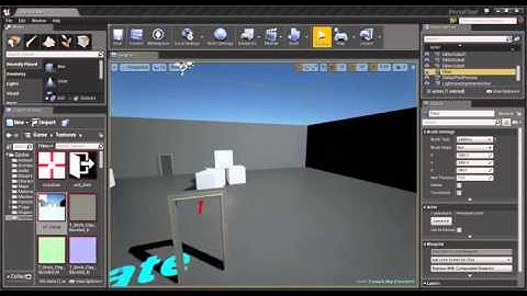 Portals using UE4 Blueprint : Scene Setup