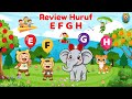 Belajar Huruf Abjad EFGH Bahasa Indonesia | Video Edukasi Anak PAUD &amp; TK