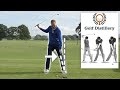 Move left knee towards the target to improve your transition