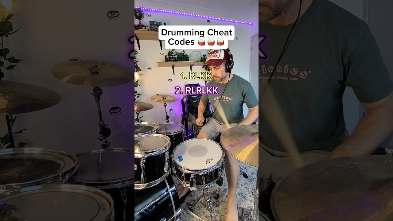 在 YouTube 上观看 Drumming cheat codes for anyone #drums #drummers 在 YouTube 上观看 Drumming cheat codes for anyone #drums #drummers