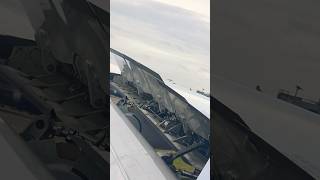 A350-1000 Wing Close-Up 😱 Hydraulic Flap &amp; Spoiler Action! #aviation #shorts  #engineering
