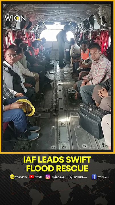 Indian Air Force Swiftly Conducts Flood Relief Operations in Jammu and Punjab | WION Shorts
