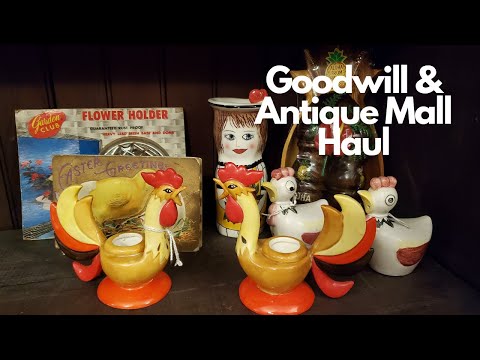 Goodwill & Antique Mall Haul | Reselling Vintage and