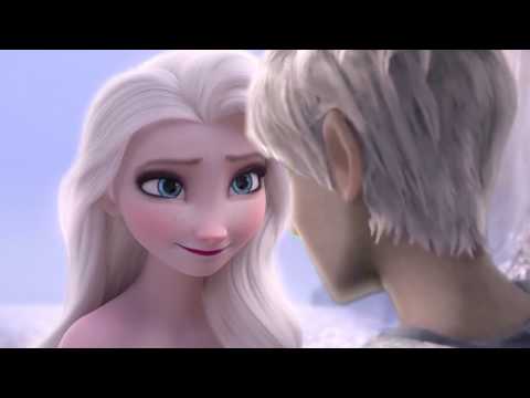 Jack Frost and Elsa Reunite [Fanmade scene]