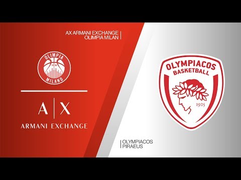 AX Armani Exchange Olimpia Milan - Olympiacos Piraeus Highlights | EuroLeague RS Round 26