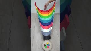 Colorful Marble run ASMR dominogirl asmr colorful