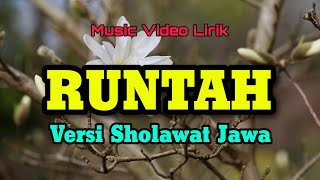 RUNTAH - Versi Sholawat Jawa | Dangdut Koplo Hartik Mentari Putri Music Video Lirik 🎵