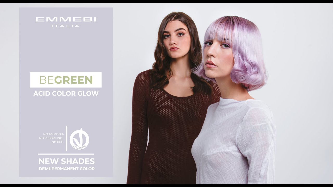 New BeGreen Acid Color Glow: Acid pH Demi-Permanent Color VeganOK - YouTube