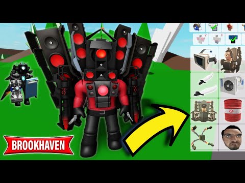 How To Turn Into Skibidi Toilet 65 In Roblox Brookhaven! Id Codes