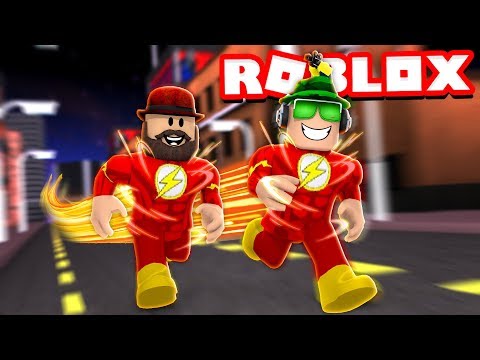 BEING THE FLASH in ROBLOX / HAVING SUPER SPEED IS AWESOME!!!