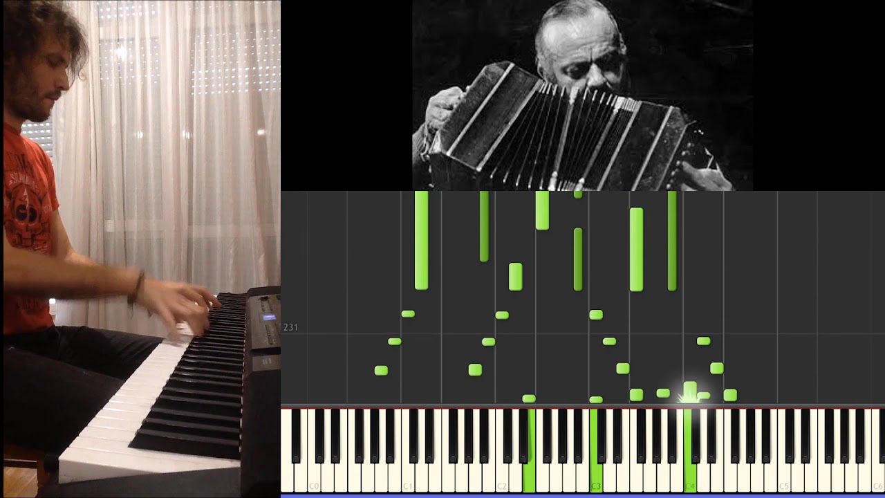 Balada para un loco TANGO Piazzola Piano - TUTORIAL - YouTube