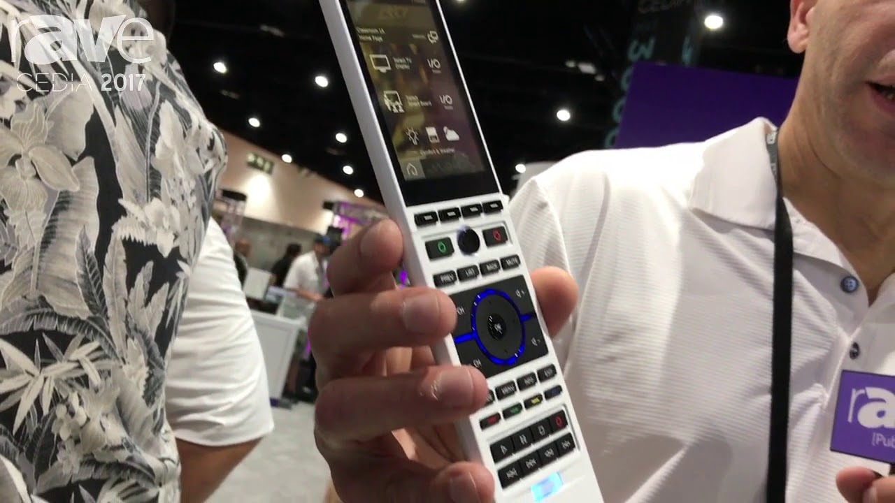 CEDIA 2017 RTI Shows Off Special Edition T3x Remote Control YouTube