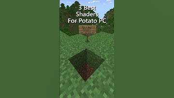 The 3 Best Shaders for Low End PC! #minecraft #マイクラ #satisfying #shorts