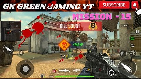 😱Elite Force FPS Shooting Games - Mission 15 - Sniper Shooting 💥Gun Games🔥.