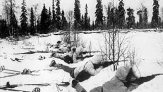 In memory to Finnish soldiers in winter war (Jääkärimarssi)