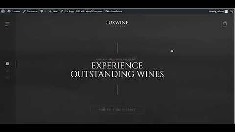 Luxwine demo import