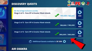 How to EASILY Earn XP In Creator Made Islands in Fortnite Quests! (Discovery Quests & EASY)