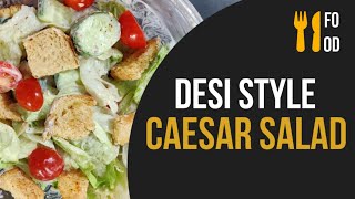 Healthy recipes month | Caesar Salad Recipe | How To Make Salad | Homemade Caesar Salad