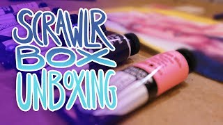 LET'S GET ARTSY FARTSY WITH GOUACHE - SCRAWLR BOX UNBOXING by Zzoffer 2,222 views 4 years ago 12 minutes, 26 seconds