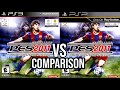 PES 2011 PS3 Vs PSP