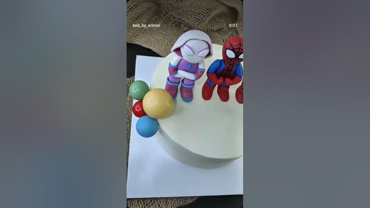 Spiderman and his amazing friends cake kolkatabaker homebaker 