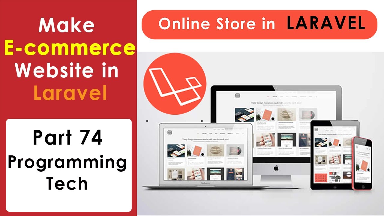 Ecommerce Website in Laravel || Generate Order Invoice || Part 74