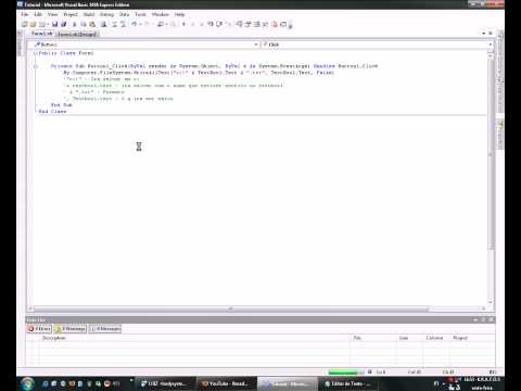 Tutorial VB2008 Salvando Arquivos de Texto - [ ...::: Kratos FoOdastiC :::... ]