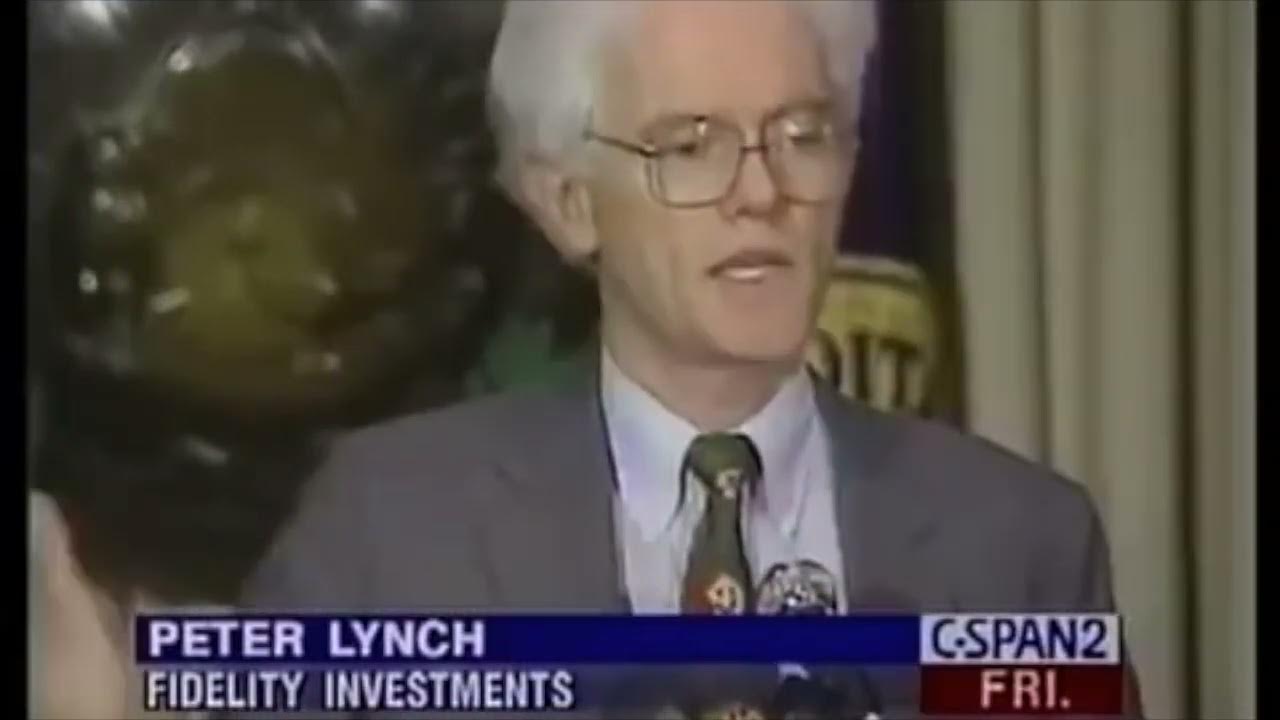 Peter Lynch Lecture 1994 I love volatility YouTube