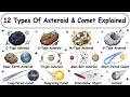12 Types Of Asteroid &amp; Comet Explained
