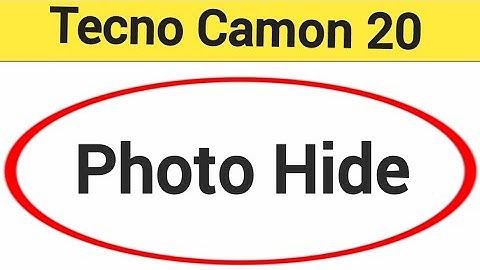 Tecno Camon 20 me photo hide kaise kare, how to hide photo