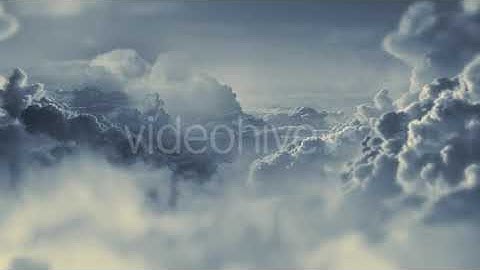 Flying in the Blue Clouds | Motion Graphics - Envato elements