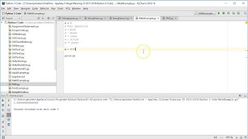 The Basics - Python 3: Basic  Math Operators